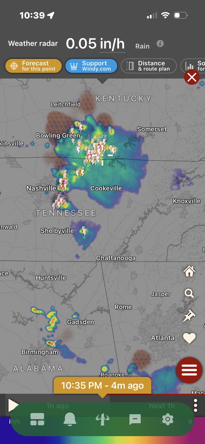 Safe Hunt Pro weather radar conditions